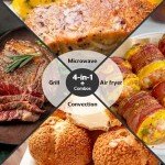 SMETA 34L Microwave Oven with Grill & Air Fryer