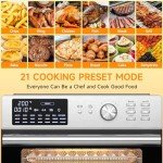 30L Air Fryer Oven with Rotisserie & 21 Presets