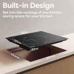 CIARRA 4-Zone Induction Hob with Touch Control
