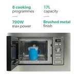 electriQ 700W Built-In Microwave - Stainless Steel