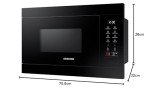 Samsung 22L Built-In Microwave, 850W, Black