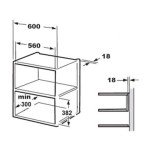 electriQ 700W Built-In Microwave - Stainless Steel