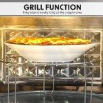 Baridi 25L Microwave Oven with Grill - Black
