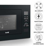 Baridi 25L Microwave Oven with Grill - Black