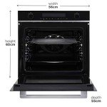 Russell Hobbs Midnight Built-in Electric Oven Microwave