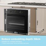 COMFEE' 60cm Built-in Electric Fan Oven