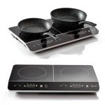 Quest Digital Double Induction Hob with Hot Plate