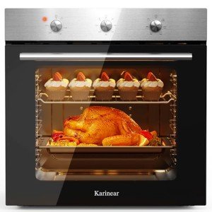 Karinear 60L Built-In Electric Oven with Timer