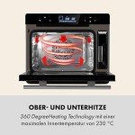 Klarstein MasterFresh 24L Steam Oven, Black