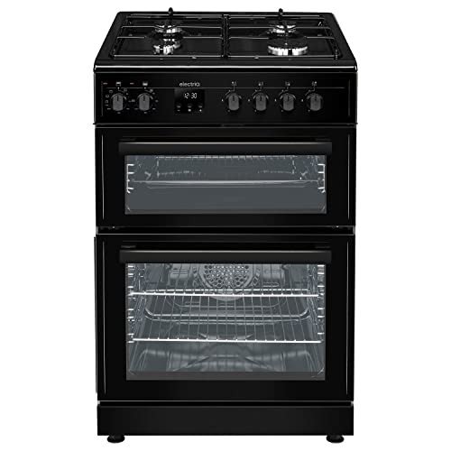 ElectriQ 60cm Black Dual Fuel Cooker