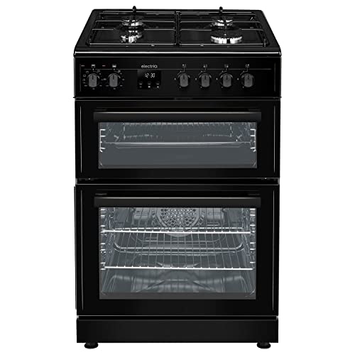 ElectriQ 60cm Black Dual Fuel Cooker
