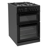 ElectriQ 60cm Black Dual Fuel Cooker