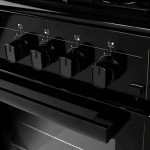 ElectriQ 60cm Black Dual Fuel Cooker