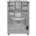 electriQ 60cm White Dual Fuel Cooker