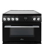 Willow 60cm Electric Double Oven with Hob - Black