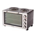 Oypla 30L Compact Oven with Dual Hot Plates