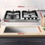 Gasland 60cm Stainless Steel 4-Burner Gas Hob