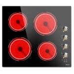 Disaenvir 60cm 4-Burner Ceramic Electric Hob