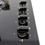 SIA 60cm 4-Burner Black Gas Hob