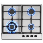 4-Burner Gas Hob with Flame Failure Protection
