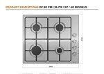 Ferre EL056 60cm Built-in Gas Hob - 4 Burners