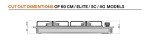 Ferre EL056 60cm Built-in Gas Hob - 4 Burners