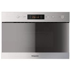 Hotpoint 22L 750W Built-in Grill Microwave - Stainless Steel