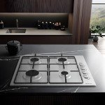 Hisense 60cm Stainless Steel Gas Hob with 4 Burners