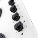 SIA 60cm White 4 Burner Gas Hob