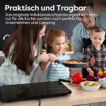 CIARRA 2800W Dual Induction Hob with Touch Control