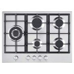 Cookology 70cm 5 Burner Gas Hob - Stainless Steel