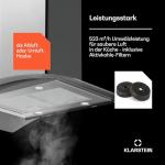 Klarstein 90cm Wall Mount Kitchen Extractor Hood