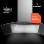 Klarstein 90cm Wall Mount Kitchen Extractor Hood