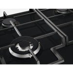Zanussi 60cm 4 Burner Gas Hob - Black
