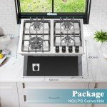 Noxton 4 Burner Built-in Gas Hob with Safety Features