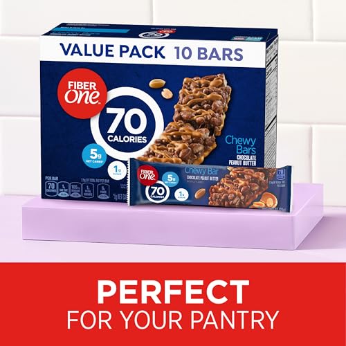 Chocolate Peanut Butter Fiber One Snack Bars, 70 Calorie