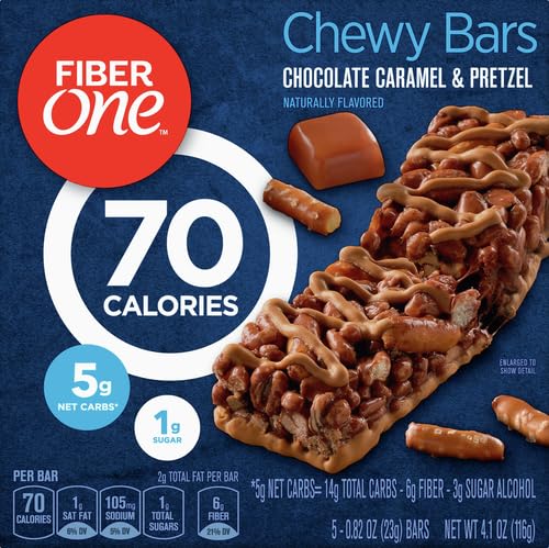 Fiber One Chocolate Caramel Pretzel Snack Bars