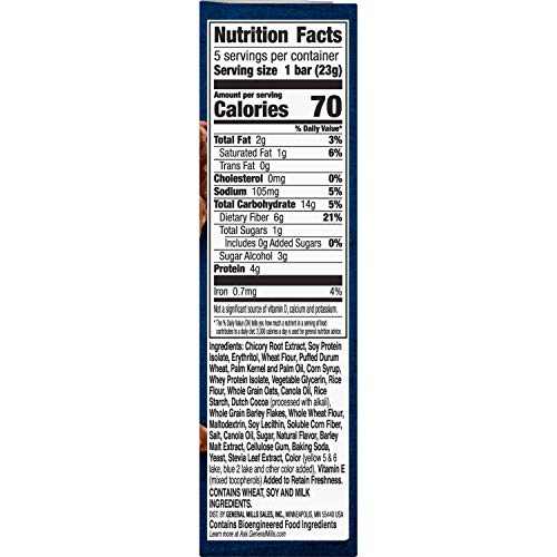 Fiber One Chocolate Caramel Pretzel Snack Bars