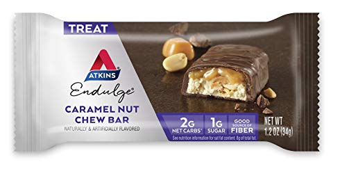 Atkins Endulge Caramel Nut Chew Bars - 5 Count