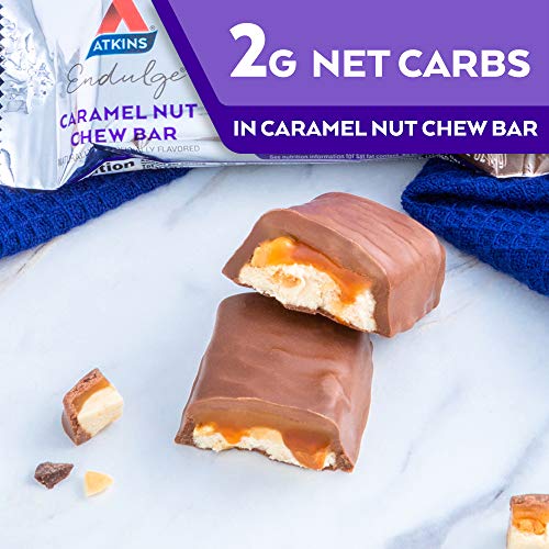 Atkins Endulge Caramel Nut Chew Bars - 5 Count