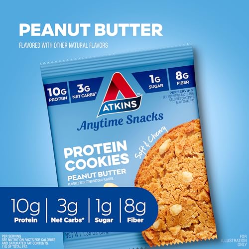Atkins Peanut Butter Protein Cookies - Keto Friendly