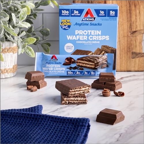 Atkins Chocolate Crème Protein Wafer Crisps 5-Count