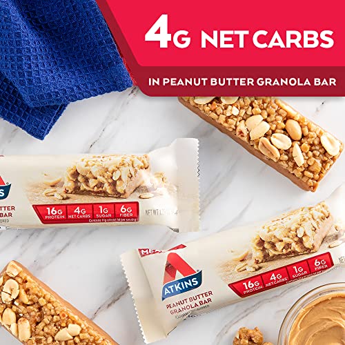 Atkins Peanut Butter Protein Meal Bars - Keto Friendly