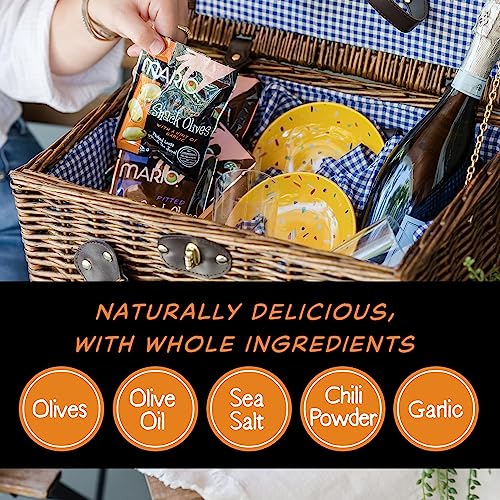 Mario Camacho Snack Olives Variety Pack, 12 Count