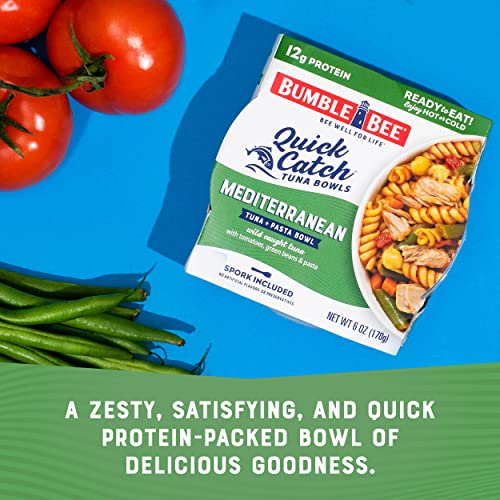 Mediterranean Tuna Pasta Bowl - High Protein Meal