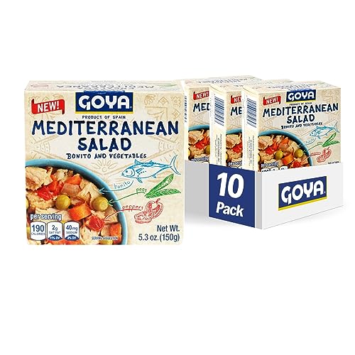 Goya Mediterranean Bonito Vegetable Salad - Pack of 10