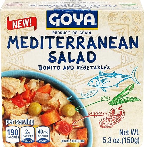 Goya Mediterranean Bonito Vegetable Salad - Pack of 10