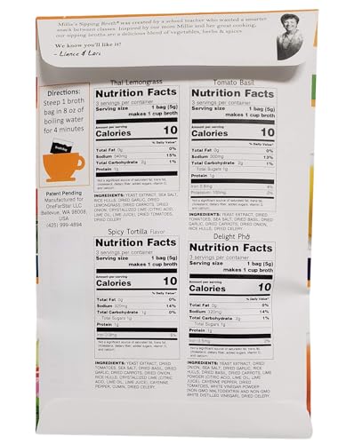 Millie's Sipping Broth: Savory Vegan Snack Pack