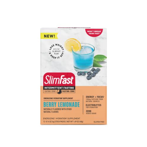 SlimFast Electrolyte Hydration Packets - Berry Lemonade