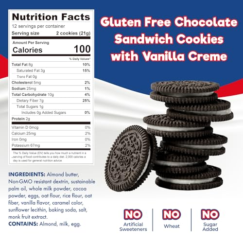 ChocZero Keto Cream Sandwich Cookies – Low Sugar
